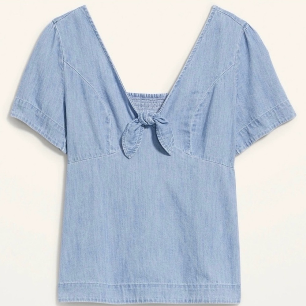 New size large denim blouse